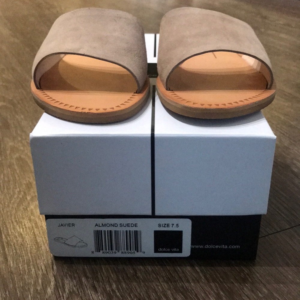 Dolce Vita Javier - Almond Suede Sandals 7.5